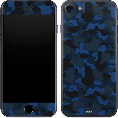 Blue Street Camo iPhone 8 Skin