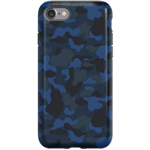 Blue Street Camo iPhone SE (2nd & 3rd Gen) Pro Case