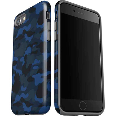 Blue Street Camo iPhone SE (2nd & 3rd Gen) Pro Case