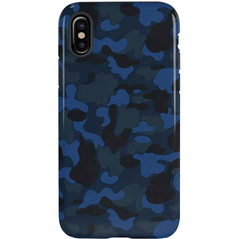 Blue Street Camo iPhone X Pro Case