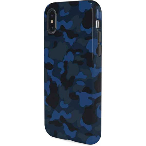 Blue Street Camo iPhone X Pro Case