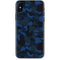 Blue Street Camo iPhone X Skin