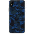 Blue Street Camo iPhone X Skin