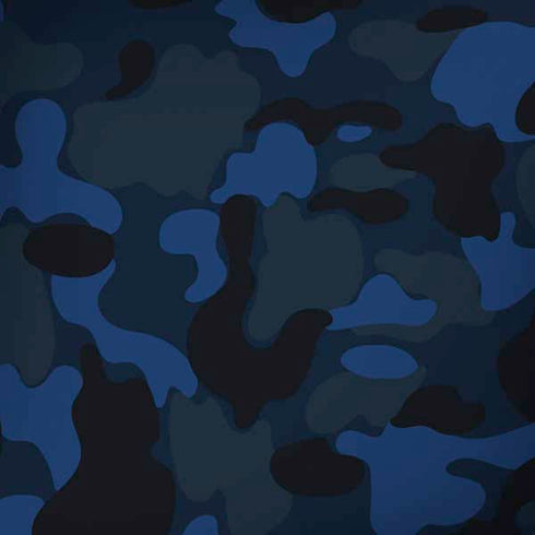 Blue Street Camo iPhone X Skin