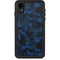 Blue Street Camo iPhone XR Waterproof Case