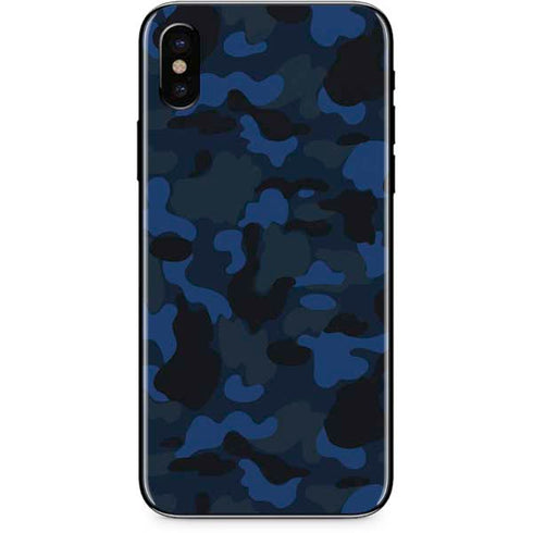 Blue Street Camo iPhone XS Max Skin