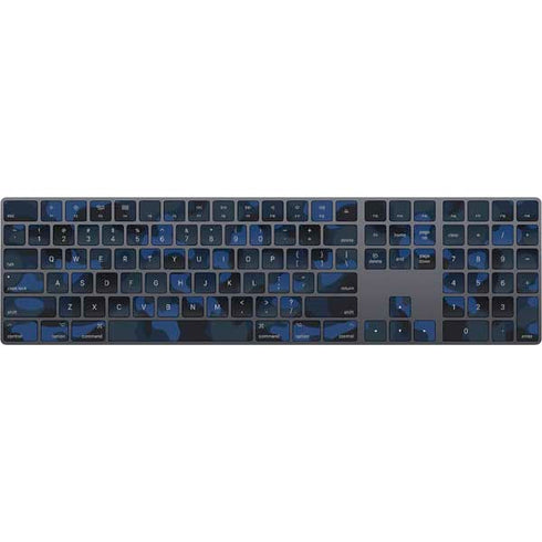 Blue Street Camo Magic Keyboard with Numeric Keypad Skin