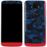 Blue Street Camo Moto E5 Plus Skin