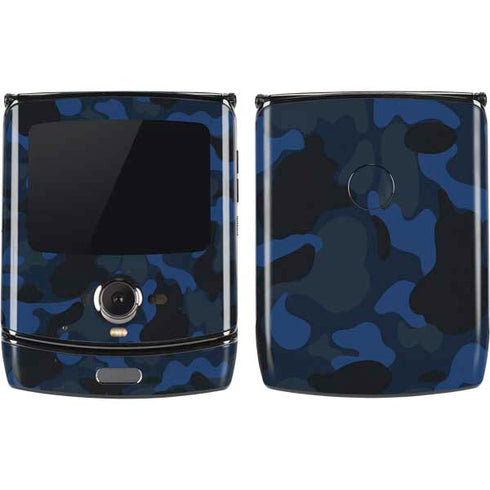Blue Street Camo Motorola RAZR Skin