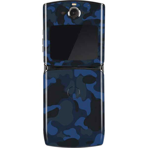Blue Street Camo Motorola RAZR Skin