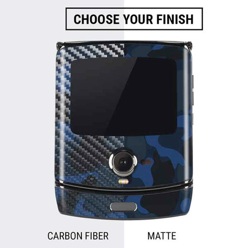Blue Street Camo Motorola RAZR Skin