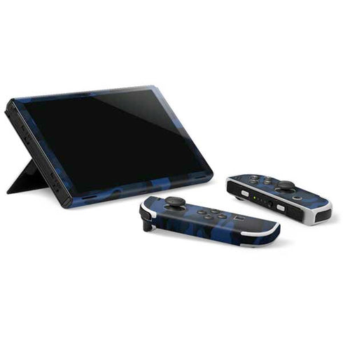 Blue Street Camo Nintendo Switch OLED (2021) Skin