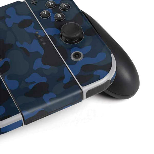 Blue Street Camo Nintendo Switch OLED (2021) Skin