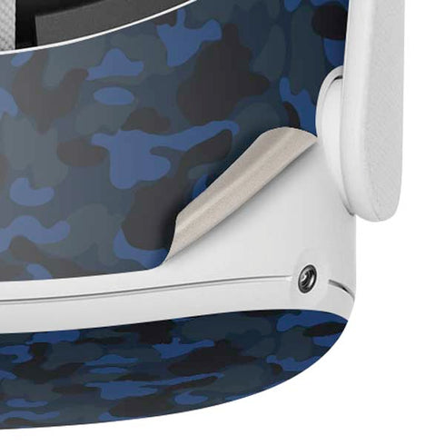 Blue Street Camo Oculus Quest 2 Skin