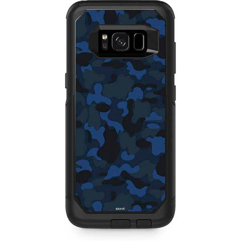 Blue Street Camo Otterbox Commuter Galaxy Skin