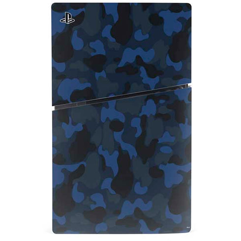 Blue Street Camo PS5 Slim Disk Bundle Skin