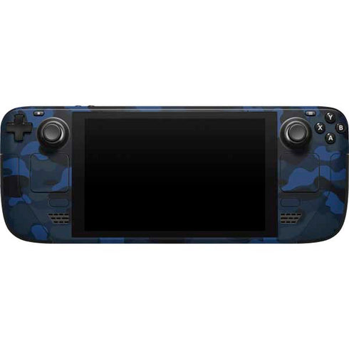 Blue Street Camo Steam Deck Handheld Gaming Computer Skin