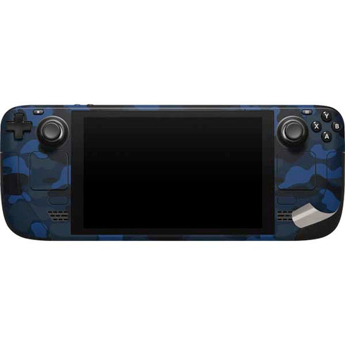 Blue Street Camo Steam Deck Handheld Gaming Computer Skin