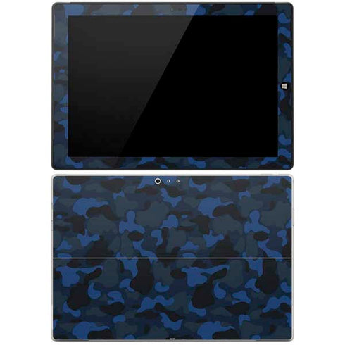 Blue Street Camo Surface Pro 3 Skin