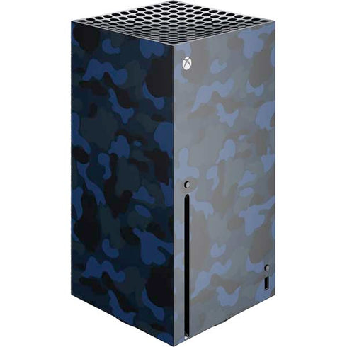 Blue Street Camo Xbox Series X Console Skin