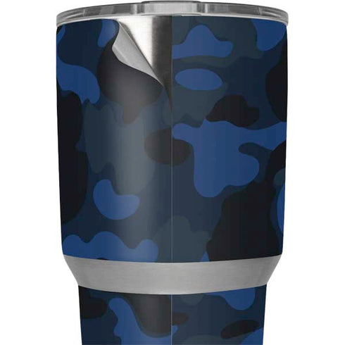 Blue Street Camo Yeti 30oz Rambler Tumbler Skin