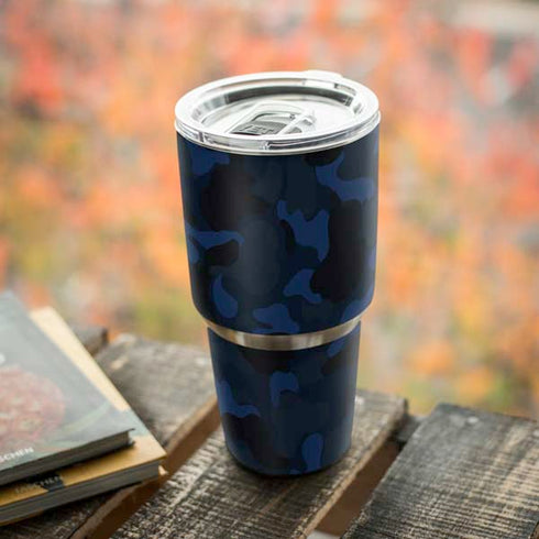 Blue Street Camo Yeti 30oz Rambler Tumbler Skin