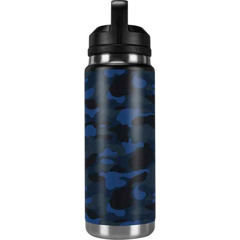 Blue Street Camo YETI Rambler 26oz Bottle Skin