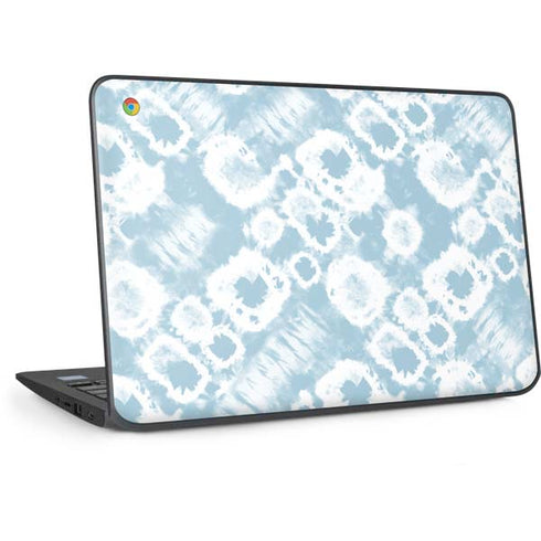 Blue Tie Dye HP Chromebook Skin