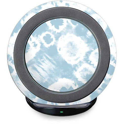 Blue Tie Dye Fast Charge Wireless Charging Stand Skin