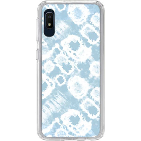 Blue Tie Dye Galaxy A10e Clear Case