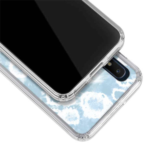 Blue Tie Dye Galaxy A10e Clear Case