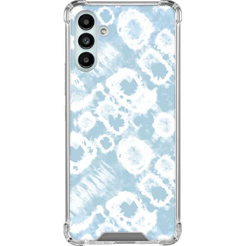 Blue Tie Dye Galaxy A13 5G Clear Case