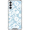 Blue Tie Dye Galaxy A14 5G Clear Case