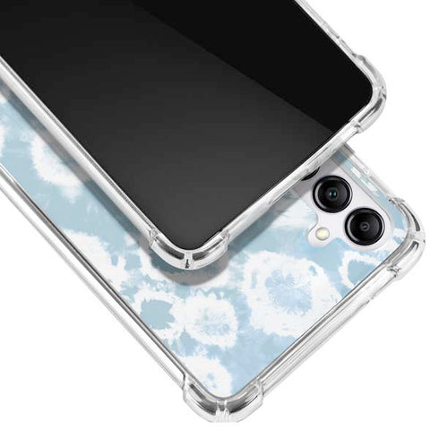 Blue Tie Dye Galaxy A14 5G Clear Case