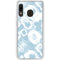Blue Tie Dye Galaxy A20 Clear Case