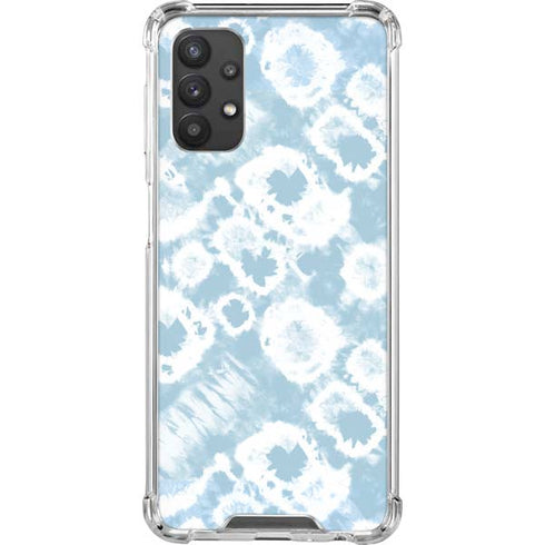 Blue Tie Dye Galaxy A32 5G Clear Case