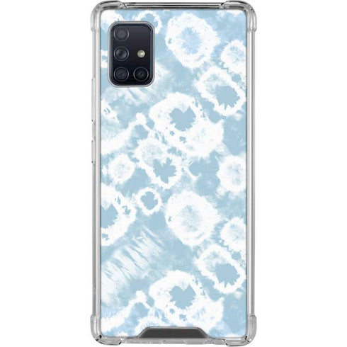 Blue Tie Dye Galaxy A51 5G Clear Case
