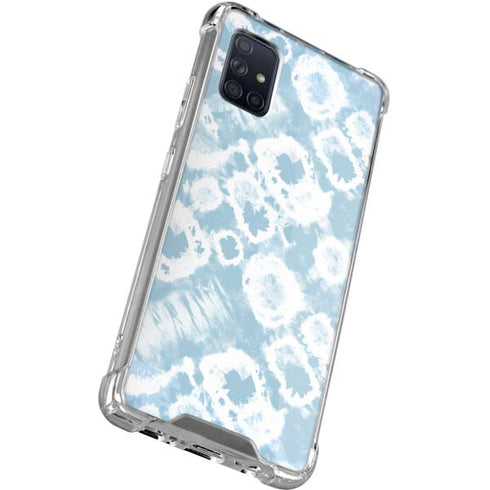 Blue Tie Dye Galaxy A51 5G Clear Case