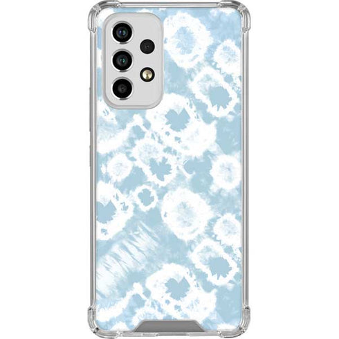 Blue Tie Dye Galaxy A53 5G Clear Case