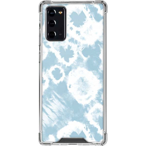 Blue Tie Dye Galaxy Note20 5G Clear Case