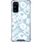Blue Tie Dye Galaxy S20 FE Clear Case