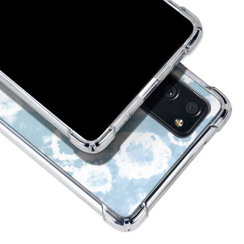 Blue Tie Dye Galaxy S20 FE Clear Case