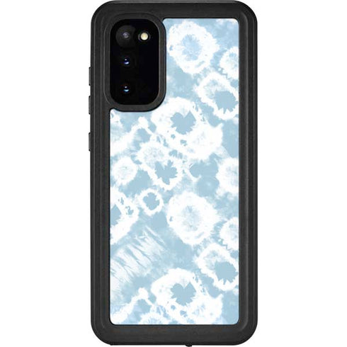 Blue Tie Dye Galaxy S20 Waterproof Case