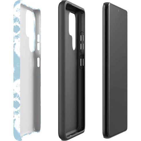 Blue Tie Dye Galaxy S22 Ultra Pro Case