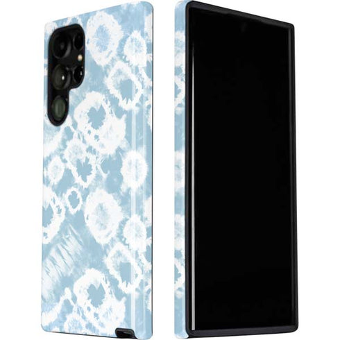 Blue Tie Dye Galaxy S22 Ultra Pro Case