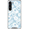 Blue Tie Dye Galaxy S23 Clear Case