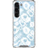 Blue Tie Dye Galaxy S23 Clear Case