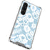 Blue Tie Dye Galaxy S23 Clear Case