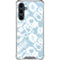 Blue Tie Dye Galaxy S23 FE Clear Case
