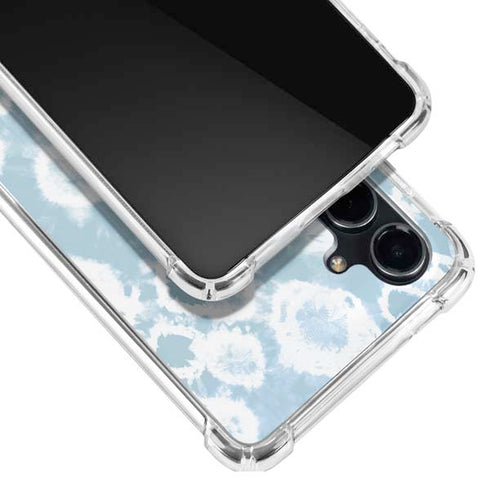 Blue Tie Dye Galaxy S23 FE Clear Case